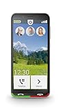 emporiaSUPEREASY | Seniorenhandy 4G Volte | Senioren Smartphone ohne Vertrag | Mobiltelefon mit Notruftaste | 5-Zoll-Display | Android 10 | 13 MP Kamera | Schwarz