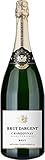 Brut Dargent - Chardonnay Sekt Brut Magnum, Qualitativ hochwertiger Chardonnay trocken Sekt aus Frankreich, Methode Traditionnelle (1 x 1.5 l) (Packung mit 6)