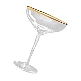 Cabilock 1 Stück Cocktailglas Cocktailbecher Stehbecher Antike Weingläser Martini Gläser Martini Kelch Weinbecher Rotweinkelch Einzigartige Weingläser Weinkelch Tasse Rote