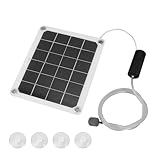 Einstellbare Solarpumpe | Komfortbelüfter Teich | Solarbelüfter für Teich | Powered Ponds Oxygenator, Panel Teichpumpe, USB Belüftungsset Perfekte Verwendung für Hinterhof-Luftpumpen