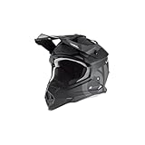 O'NEAL | Motocross-Helm | MX Enduro | ABS-Schale, Lüftungsöffnungen für optimale Belüftung & Kühlung | 2SRS Helmet Slick | Erwachsene | Schwarz Grau | Größe L