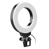 MOLUCKFU 1 Satz -Fülllicht Streaming von Selfie-Licht LED-Ringlicht Ringlichter mit Ständer Selfie-Ringlicht led ligts led-Light kleines Ringlicht Schreibtisch Ringlicht Plastik Black