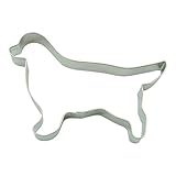 BekkiB - Ausstecher 'Golden Retriever' - ca. 9,5 x 6,4 cm - Spülmaschinengeeignete Hunde-Ausstechform aus Edelstahl - Zum Backen von Plätzchen - Auch für Hundekekse oder Leckerlis - 7962