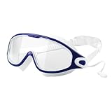 Flache leichte Schwimmbrille für Damen und Herren, Erwachsene, Antibeschlag-Schwimmbrille, Taucherbrille