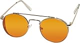 Urban Classics Unisex Zonnebril Chios Sonnenbrille, Gold/Orange, Einheitsgr e EU