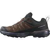 Salomon X Ultra 360 Leather Gore-Tex Wasserdichte Herren Wanderschuhe, Outdoor-bereit, Grip, Schutz bei jedem Wetter, Dark Earth, 46