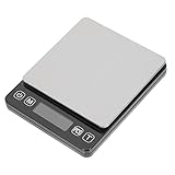 IMIKEYA Elektronische Küchenwaage Edelstahl 500g/ Tragbare Digitale Waage Für Präzises Wiegen Von Lebensmitteln Schmuck Und Mehr Kompakte Pocket Scale Ohne Batterie