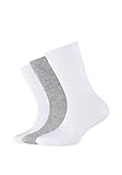 Camano Mädchen 3701 Teller Socken, Weiß (white 1), 23-26 (HerstellerGröße: 23/26) (3er Pack)