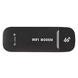 4G WLAN Router, Mobiler WLAN Hotspot für Bis zu 10 Benutzer, USB Plug and Play, Tragbarer 4G LTE Router mit SIM Kartensteckplatz für Telefon PC Tablet TV