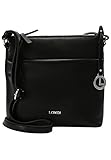 L.CREDI Women's Ella Handbag, schwarz