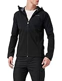 Marmot Herren Softshelljacke Funktions Outdoor Jacke, Wasserabweisend ROM, Black, M, 81800