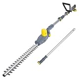 FANZTOOL Li－Ion Akku Heckenschere (20 V, Teleskop, 450 mm Schnittlänge, 14 mm Zahnabstand, mit 2,0 Ah Akku und Ladegerät) ASYPHT145020