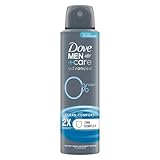 Dove Men+Care advanced 0% Deo-Spray Clean Comfort mit Zink-Komplex und 2-fach Schutz ohne Aluminiumsalze 150 ml