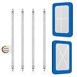 BigDean 4 Stück Bettlakenspanner verstellbar 55-200 cm für sicheren Halt von Spannbettlaken - Lakenspanner Ultra elastisch & Made in Germany