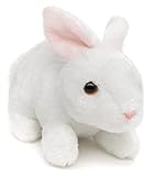 Uni-Toys - Hase Plushie (weiß) - 15 cm (Länge) - Plüsch-Kaninchen - Plüschtier, Kuscheltier