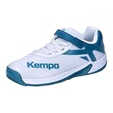 Kempa Unisex Kinder Wing 2.0 Junior Sport-Schuhe, Weiß Deep Blau, 36 EU