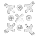 Liummrcy Pavillon Connectors Zelt Füße Eckmitte -Stecker Ersatzteile Zeltzubehör 9PCs