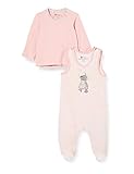 Sterntaler Baby - Mädchen Strampler-set Nicki Mabel Pajama Set, Rosa Mel., 56