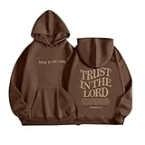 Hoodies für Damen,Kapuze Pullover Sweatshirt lockere Passform Sweatshirt mit 1/4-Reißverschluss übergroße Kapuzenoberteile Übergröße Langarm Strickjacke Harajuku Große Größe Jacke