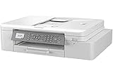 Brother MFC-J4340DW 4-in-1 Farbtintenstrahl-Multifunktionsgerät (Drucker, Scanner, Kopierer, Fax), weiß, 150 Blatt Papierkassette