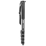 Walimex FT-1502 Aluminium Einbeinstativ 177 cm (max. Belastbarkeit ca. 5 kg, inkl. Handschlaufe und Transporttasche)