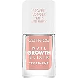 Catrice Nail Growth Elixir Treatment, Nagelbalsam, Transparent, feuchtigkeitsspendend, pflegend, acetonfrei, vegan, ohne Mikroplastikpartikel, ohne Konservierungsstoffe, 1er Pack (10.5ml)