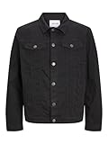 JACK&JONES Herren JPSTBLAINE JJICON Jacket Jeansjacke, Black, L