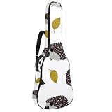 Eslifey Gitarrentasche für Akustikgitarre, mit verstellbarem Schultergurt, 101,6 cm, 104,4 cm, 106,7 cm, 106,7 cm, Mehrfarbig 2, 42.9x16.9x4.7 in, Taschen-Organizer