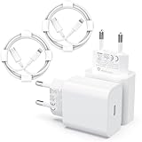 25W USB C iPhone Schnellladegerät und iPhone Ladekabel Apple MFi Zertifiziert（4Pack=1.8m*2+Schnellladegerät*2） Kompatibel mit iPhone 13 12 11 14/14 Plus 14 Pro 14 Pro Max XS SE Max iPad Pro