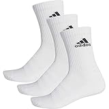 adidas Cush Crew Socks Socken 3er Pack (DE/NL/SE/PL, Numerisch, 43, 45, Regular, Regular, white/black)