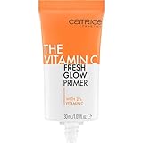 Catrice The Vitamin C Fresh Glow Primer, Orange, mit Vitaminen, grundierend, strahlend, für trockene Haut, vegan, ohne Parabene, ohne Mikroplastikpartikel, Nanopartikel frei, 1er Pack (30ml)