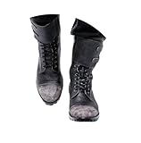 Minetom Herren Western Cowboy Stiefel Stiefeletten Reiterstiefel Vintage Combat Boots Stiefel Biker Boots Mit Blockabsat A Schwarz 46 EU