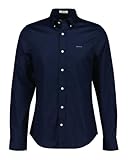 GANT Herren Slim Pinpoint Oxford Shirt Klassisches Hemd, Marine, Standard