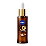 NIVEA Double Action Q10 Anti-Falten-Serum (1 x 30 ml), straffendes Anti-Aging-Gesichtsserum, Anti-Glykation Feuchtigkeitspflege Gesichtsserum, reines Q10 Serum und Glycostop, alle Hauttypen