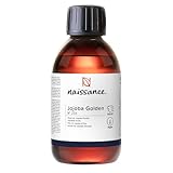 Naissance Jojobaöl Gold (Nr. 233) - 225ml - Kaltgepresst - für Haare, Haut, Gesicht, Massage, Kosmetik