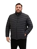 TOM TAILOR Herren 1035819 Plussize Lightweight Steppjacke mit Stehkragen, 29999-Black, 5XL