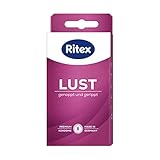 Ritex LUST Kondome, Genoppt und gerippt, 8 Stück, Made in Germany (1er Pack)