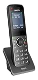 Snom M55 DECT Mobilteil mit Ladeschale, 2,4 Farbdisplay, Schnurlos, OTA Updates, Gürtel-Clip, Intuitiv, Zero-Touch via M500 DECT-Basis, 1500 mAh, 12h HD-Gesp