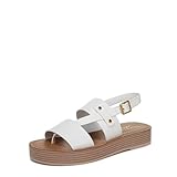 Franco Sarto Damen Genova Sandale, Helles Weiß, 42.5 EU