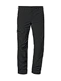 Schöffel Herren Pants Koper1 Warm M, gefütterte Wanderhose mit 4 Wege-Stretch, robuste Thermohose mit vorgeformten Knien, schnelltrocknend und geruchshemmend, black, 54