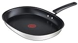 Tefal Emotion Fischpfanne, 36 cm, Antihaftbeschichtung, dicker Boden, gleichmäßige Hitzeverteilung, Eleganz, robuster Griff, Induktion, Kochanzeige E3021204