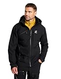 RevolutionRace Hiball Softshell Jacket für Herren, Outdoor Jacke für Wandern, Black, L