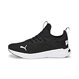 PUMA Herren Softride Fly Laufschuh, Black White, 42 EU