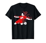 Schweiz Fußball-Fans Trikot Schweiz Fußball Liebhaber Sport T-Shirt