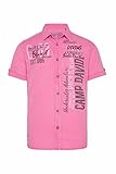 Camp David Herren Hemd hellpink/Dunkelbraun/rosa/anthrazit XXL