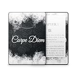 Skins4u Aufkleber Skin für Amazon Kindle Paperwhite, Design Kratzer Schutz Folie Vinyl Skin Decal Folie individuell Vorder & Rückseite (Carpe Diem, Kindle Paperwhite 11.Generation 2021)