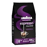 Lavazza, Espresso Italiano Cremoso, Arabica und Robusta Kaffeebohnen, mit Aromanoten von Gewürzen und Kakao, Intensität 8/10, Mittlere Röstung, 1 Packung mit 1 Kg