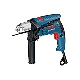 Bosch Professional Schlagbohrmaschine GSB 13 RE (Leistung 600 Watt, inkl. Tiefenanschlag 210mm, Schnellspannbohrfutter 13mm)