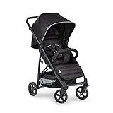 Hauck Buggy Rapid 4 bis 25 kg, Kinderbuggy Klein Zusammenklappbar, mit Liegefunktion, Höhenverstellbar, Großer Korb, Schwarz