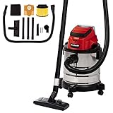 Einhell Akku-Nass-Trockensauger TC-VC 18/20 Li S-Solo Power X-Change (Li-Ion, 18V, Edelstahlbehälter 20 l, Blasanschluss, inkl. Düsen + Filter, ohne Akku und Ladegerät)